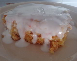 Морковный бисквит со сметанным кремом