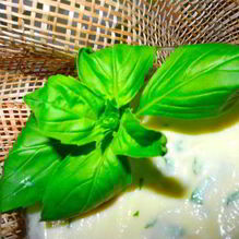 Рецепт Нежный десертный крем из яблок с базиликом и кардамоном