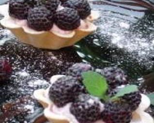 Песочные корзинки с йогуртовым кремом