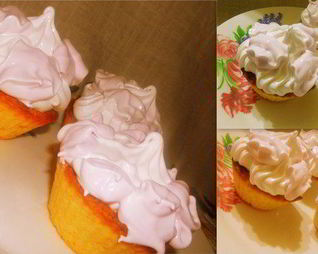 Песочные корзиночки с белковым кремом по ГОСТу