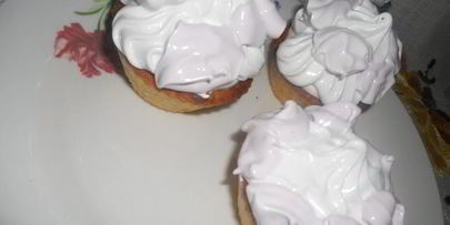 песочные корзиночки с белковым кремом по госту