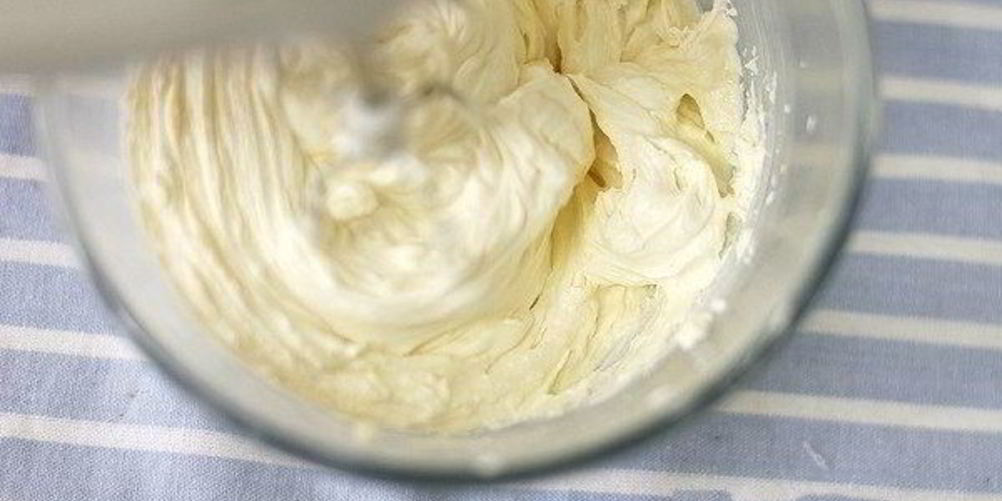 Рецепт простой творожный густой крем