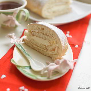 Рулет с творожным кремом по ГОСТу