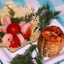 Рецепт Рулетики из лосося с кремом из рикотты