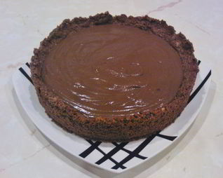 Шоколадный пай с шоколадным кремом