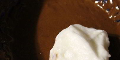 шоколадный рулет с кремом из манки