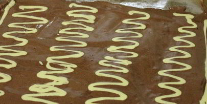 шоколадный рулет с кремом из манки