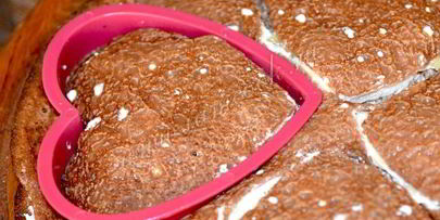 шоколадные блинчики с творожным кремом и бананом