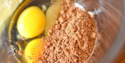 шоколадные блинчики с творожным кремом и бананом