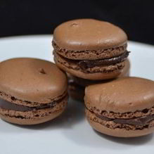 Рецепт Шоколадные макаруны с шоколадным кремом