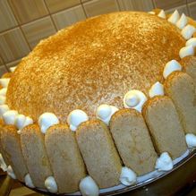 Рецепт Торт-купол с творожным кремом