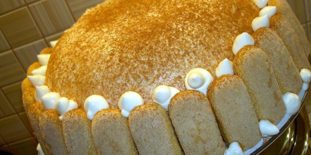 Рецепт торт-купол с творожным кремом