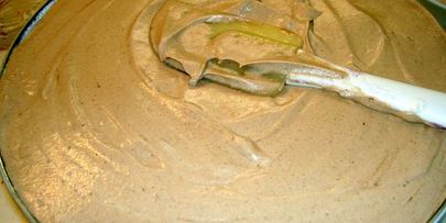 торт-купол с творожным кремом