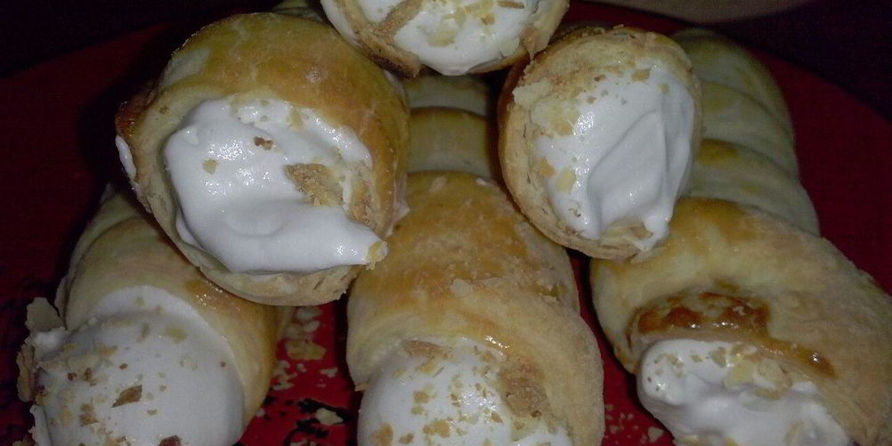 Рецепт трубочки с белковым заварным кремом