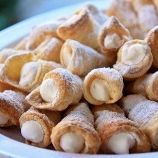 Трубочки с кремом