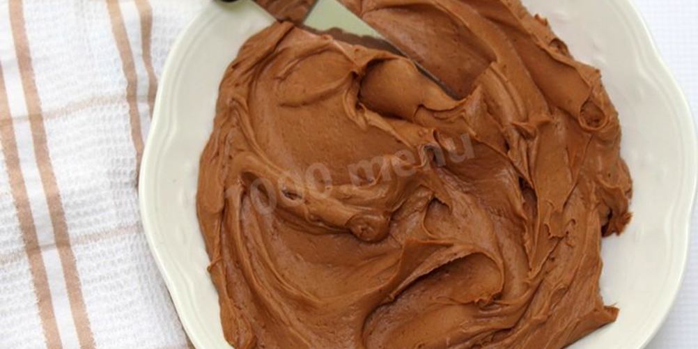 Рецепт творожно шоколадный крем