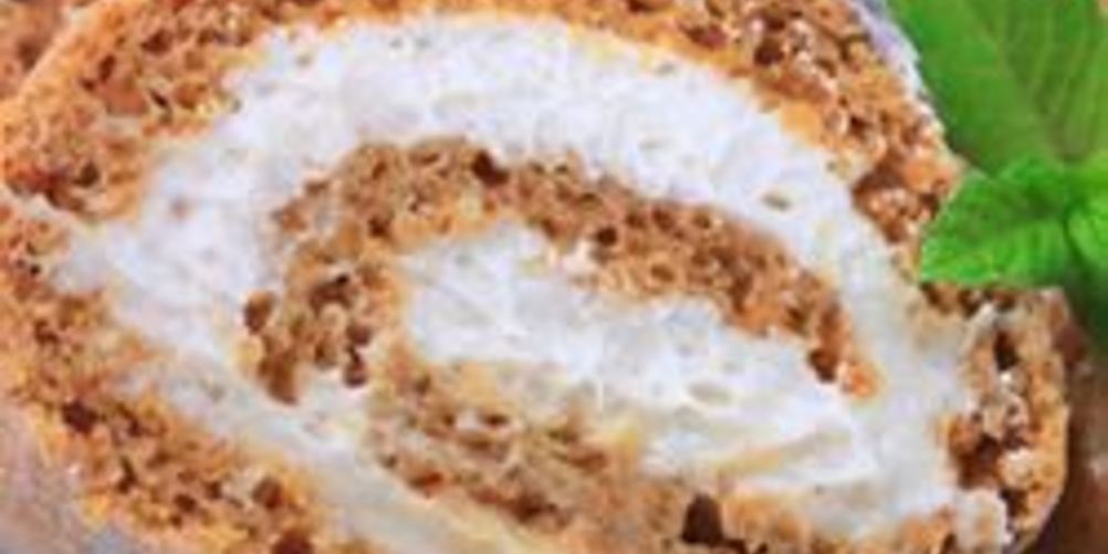 Рецепт тыквенный рулет со сливочным кремом