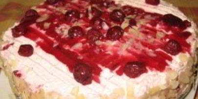 вишневый крем для торта
