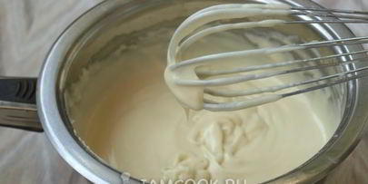 заварной крем для наполеона со сгущенкой