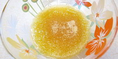 лимонная панна котта на апельсиновом желе