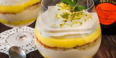 лимонный десерт с маскарпоне