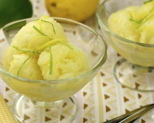 Лимонный сорбет