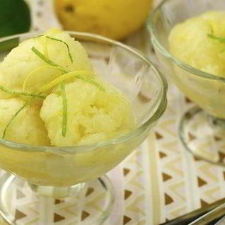 Лимонный сорбет