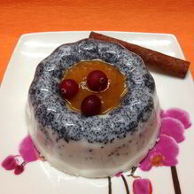 Рецепт Маковый десерт под соусом из кураги