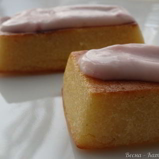 Манный пудинг с белым шоколадом