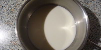 манный пудинг с белым шоколадом