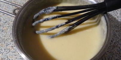 манный пудинг с белым шоколадом