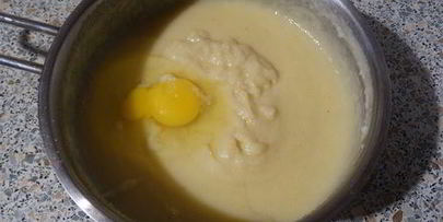 манный пудинг с белым шоколадом