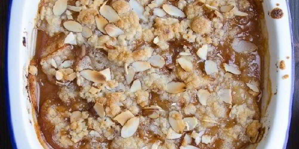 Рецепт миндальный крамбл