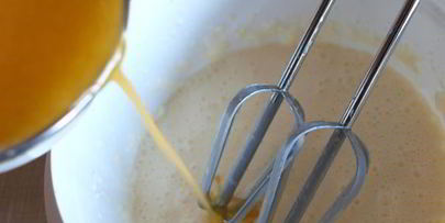 апельсиновое мороженое с апельсиновым соусом