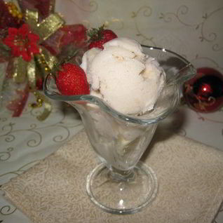 Банановое мороженое на основе кефира