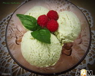 Базиликовое мороженое