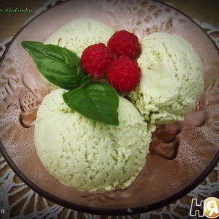 Базиликовое мороженое