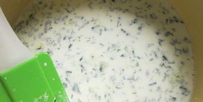 базиликовое мороженое