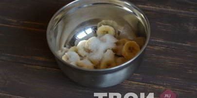 быстрое банановое мороженое с шоколадом
