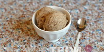 быстрое банановое мороженое с шоколадом