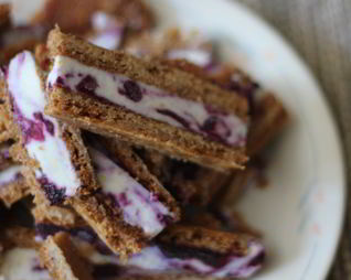 Черничное мороженое-сэндвич