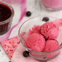 Рецепт Черносмородиновое мороженое