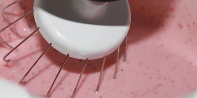 домашнее йогуртовое мороженое с клубникой и киноа