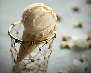 Домашнее ореховое мороженое с кешью