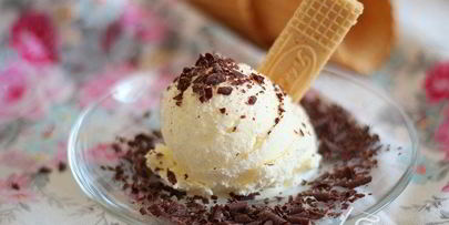 итальянское сливочное мороженое fior di latte