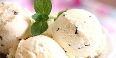 итальянское сливочное мороженое fior di latte