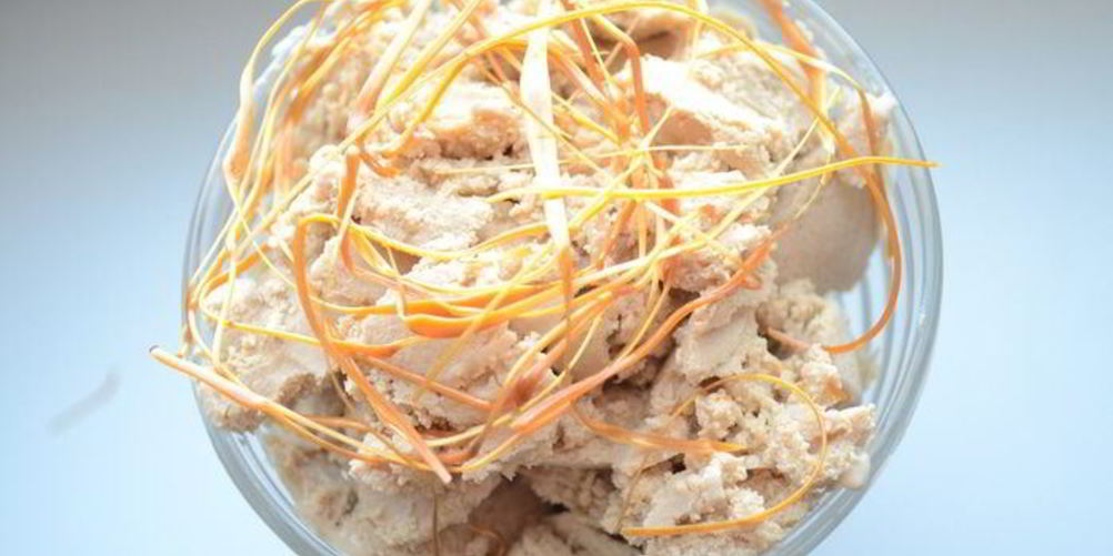 Рецепт кофейное мороженое с карамелью