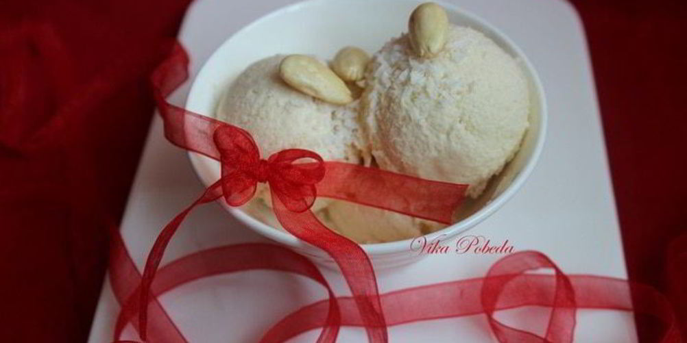 Рецепт кокосово-миндальное мороженое рафаэлло