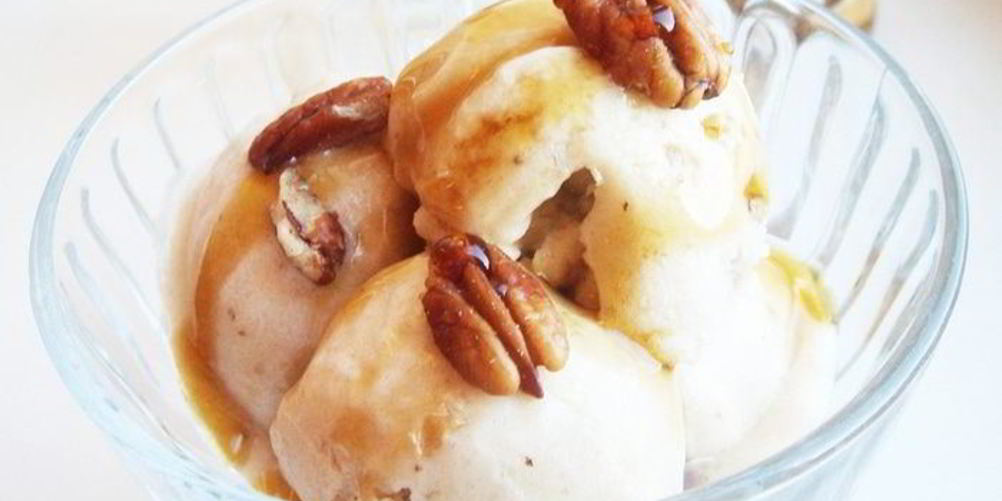 Рецепт легкое банановое мороженое с кленовым сиропом