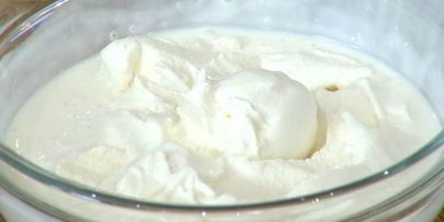 лимонно-сметанное мороженое